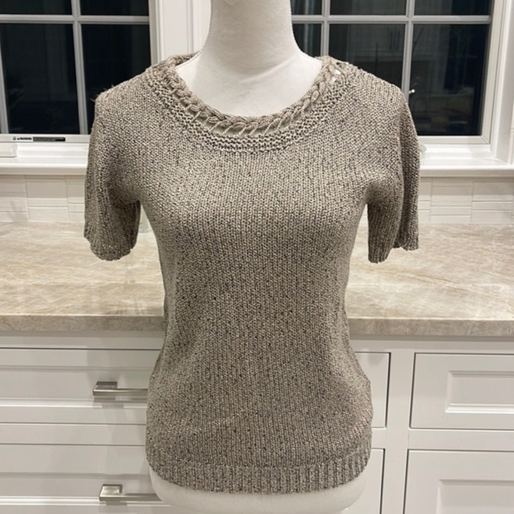 Moth for Anthropologie tweed sweater XS